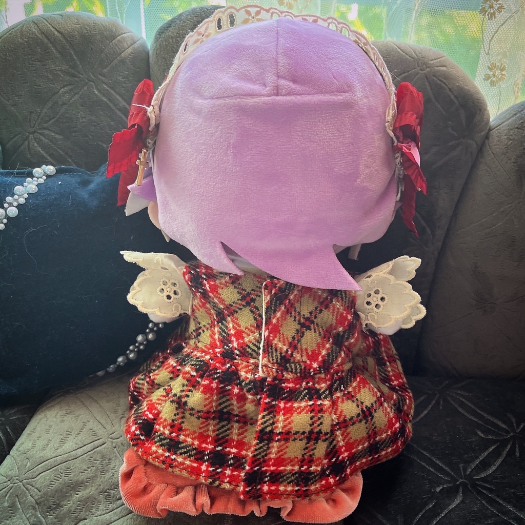 【ぬい】チェック柄ロリィタワンピースSET