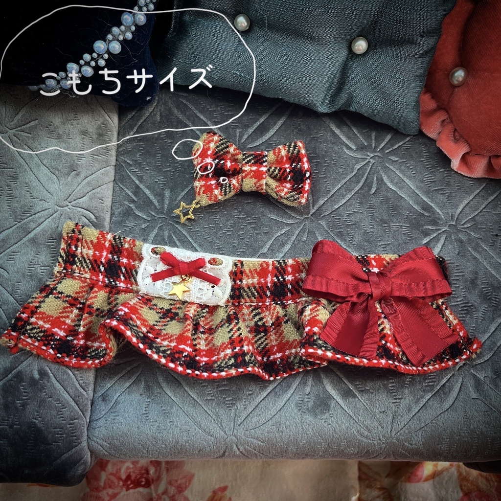 【もち】チェック柄ロリィタワンピースSET【こもち】