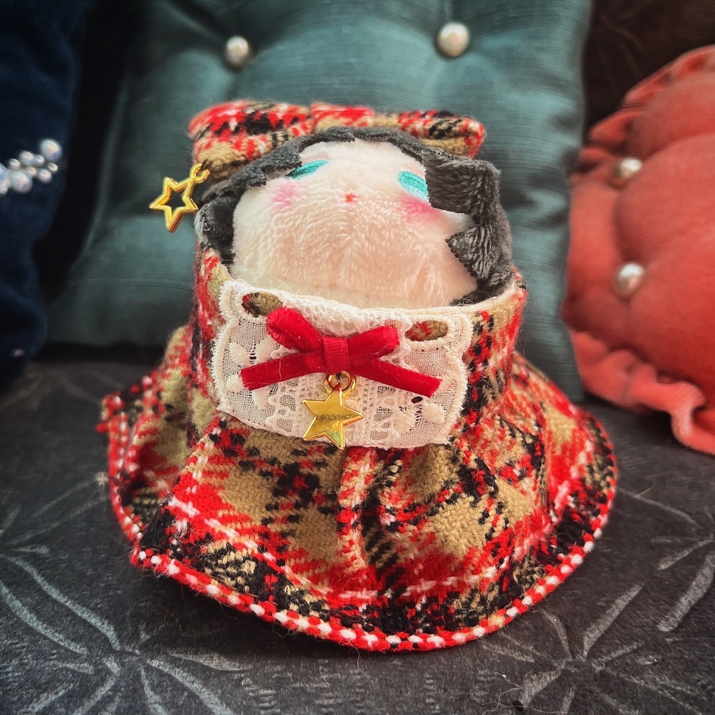 【もち】チェック柄ロリィタワンピースSET【こもち】