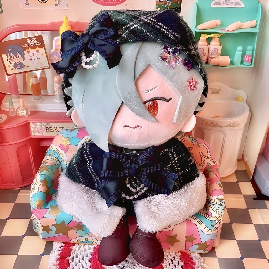 ファー付きケープ&ベレー帽SET