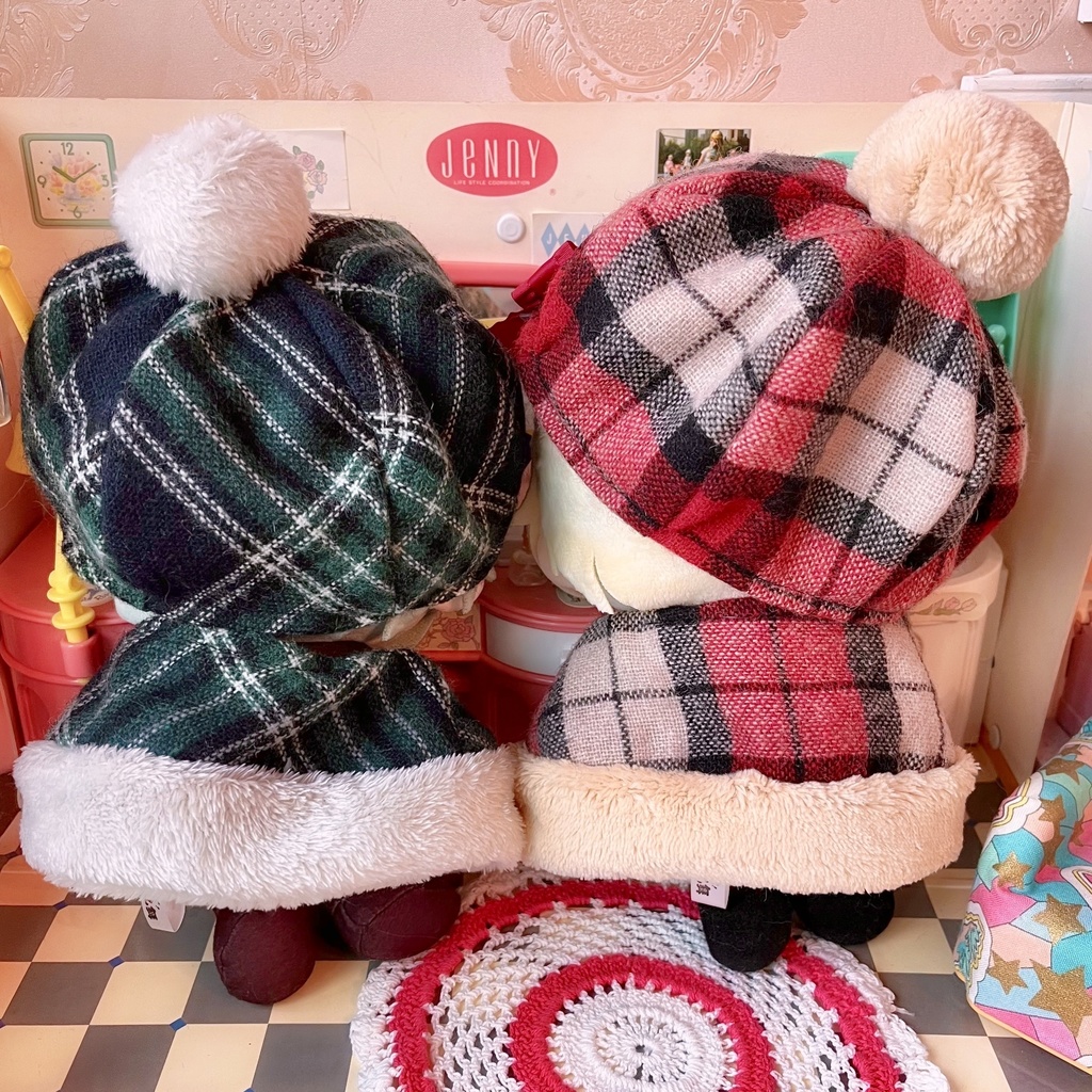 ファー付きケープ&ベレー帽SET