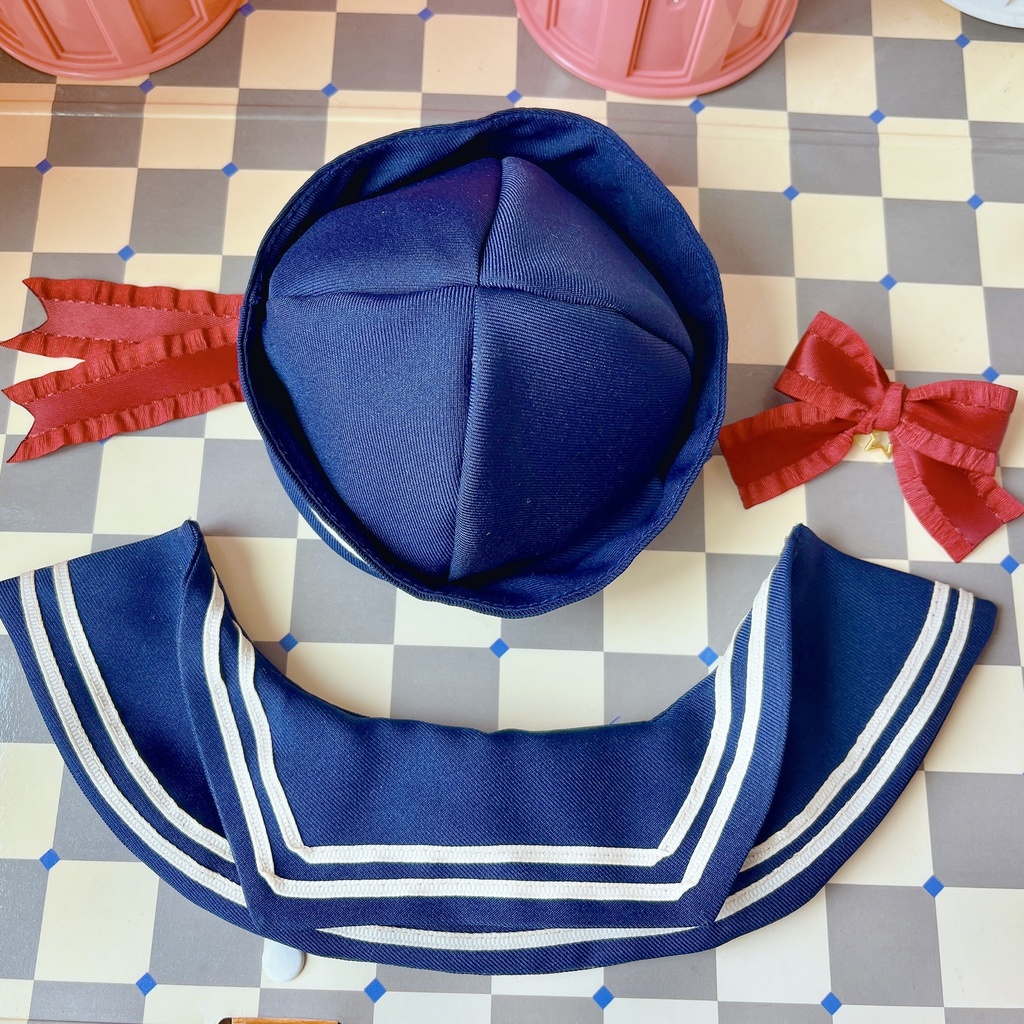 セーラーケープ&セーラー帽SET