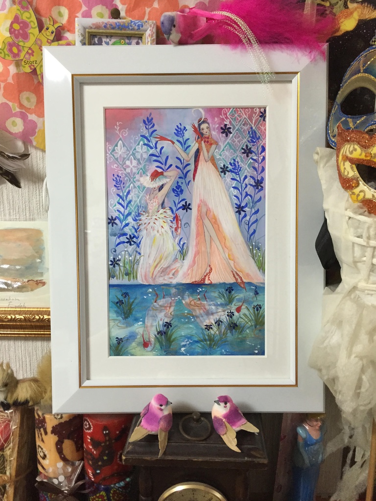原画　水のほとりで