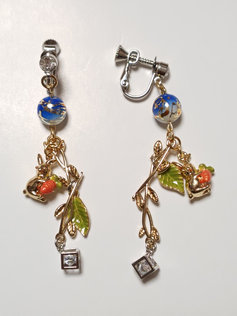 うさぎイヤリング