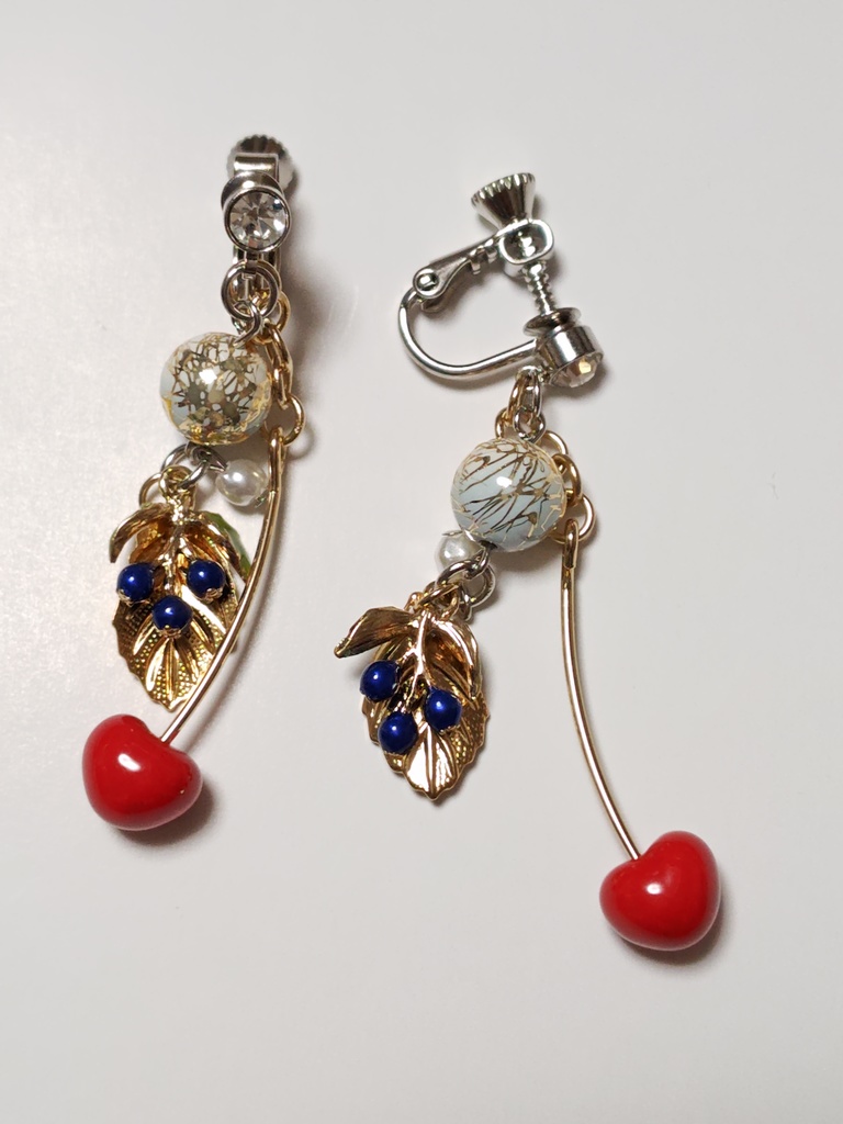 秋の味覚イヤリング