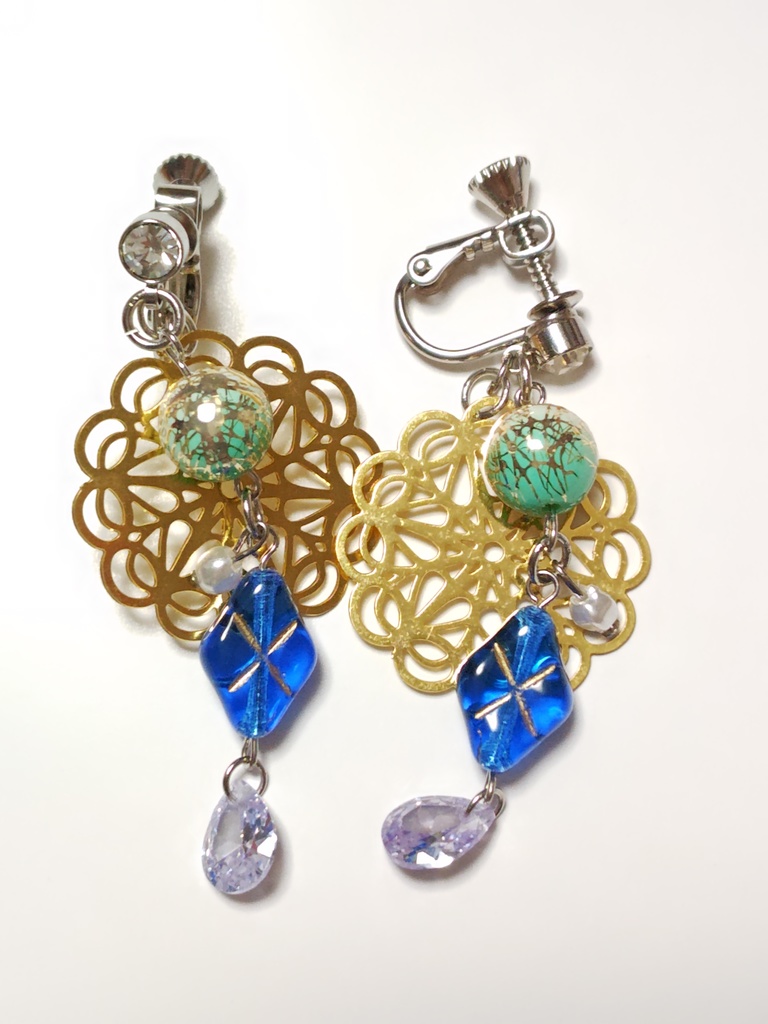 ファンタジー風イヤリング