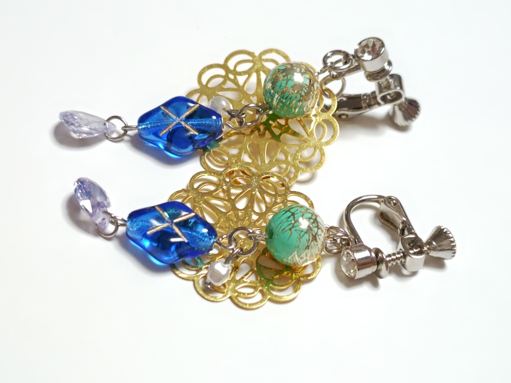 ファンタジー風イヤリング