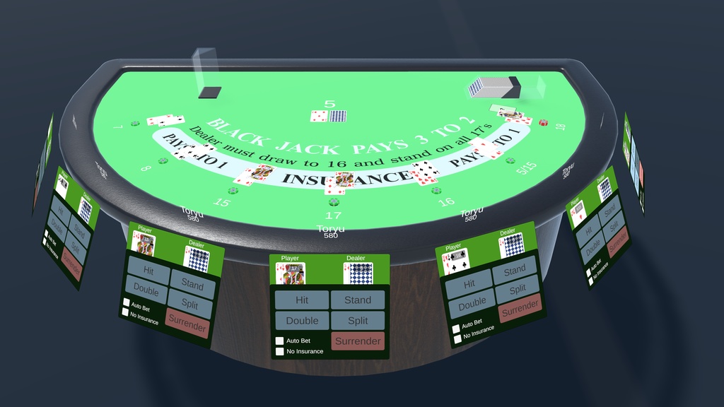 VRC BlackJack 【Udonギミック】