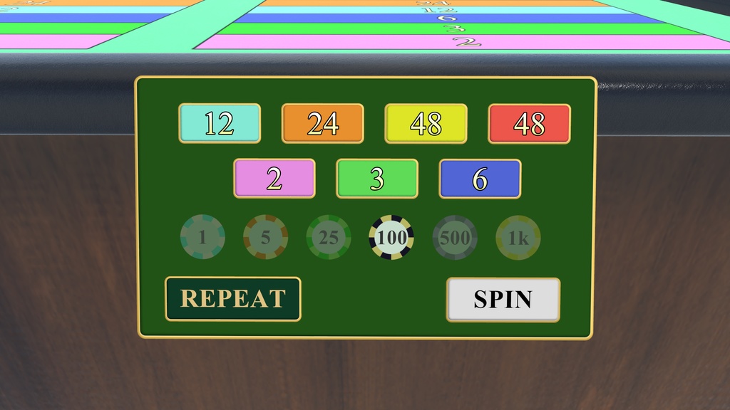 VRC MoneyWheel 【Udonギミック】