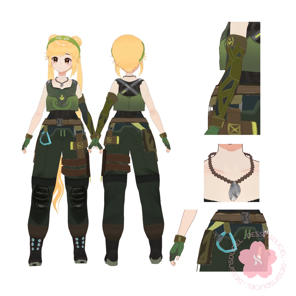 【VRoid】Skye Valorant