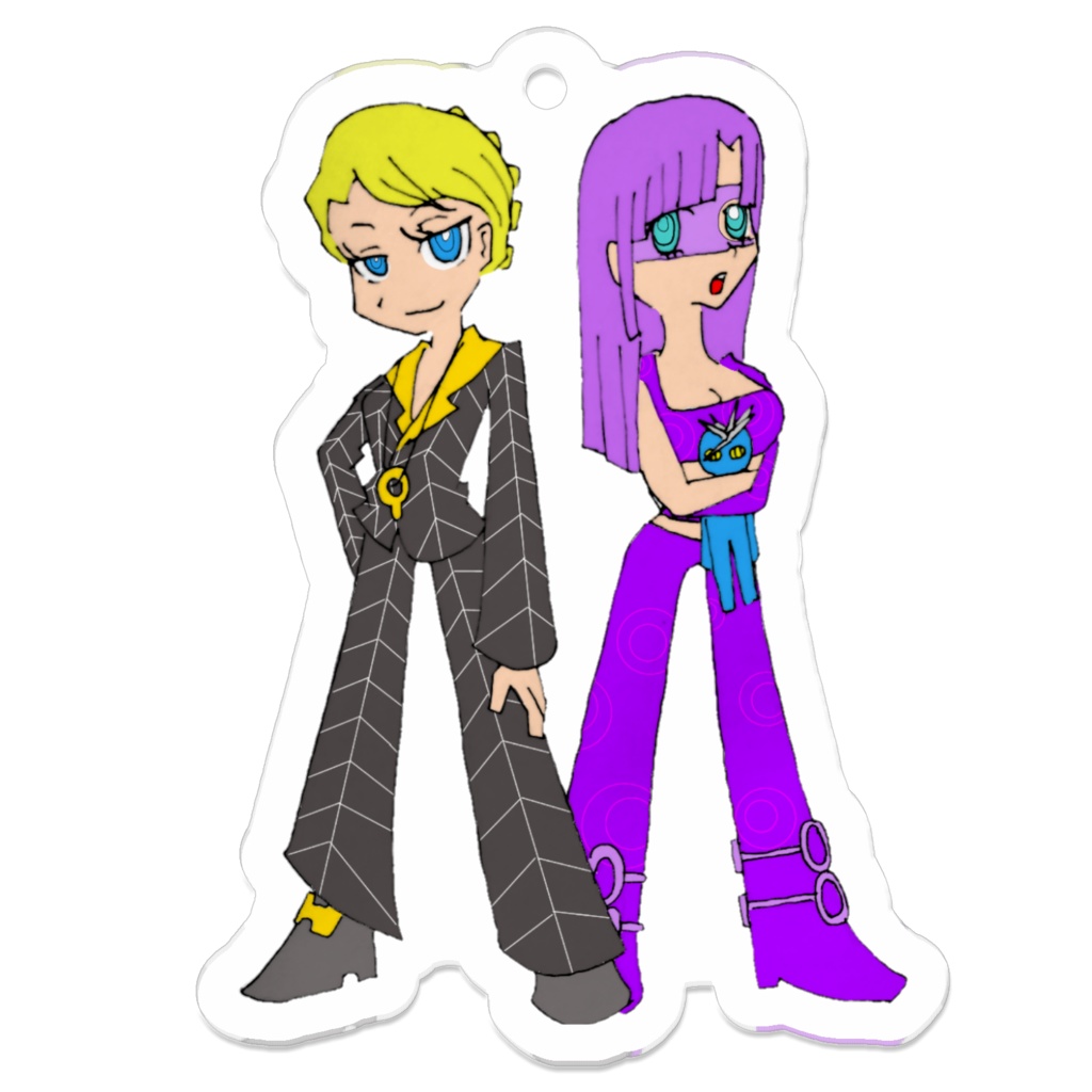 女体化プロ＆メロ（パンストパロ）アクキー