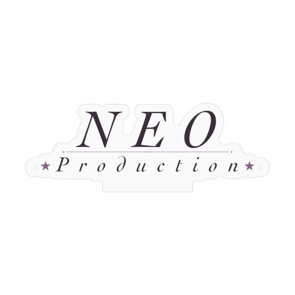 NEO Production Logo Acrylic stand .