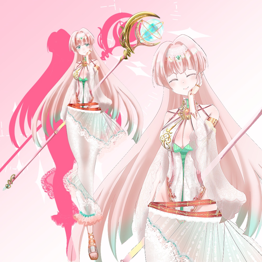 【立ち絵フリー素材】僧侶【有償素材あり】