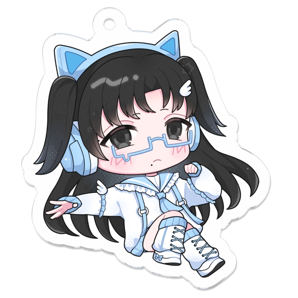 山吹チカヨさん&自我チャン【サブカル】アクリルキーホルダー