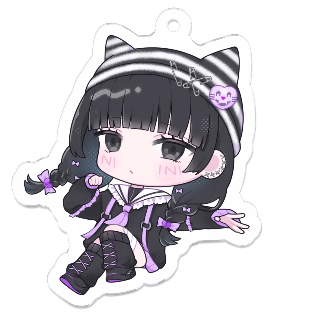 山吹チカヨさん&自我チャン【サブカル】アクリルキーホルダー