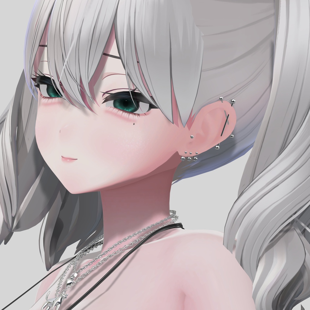 【発売記念SALE】シルバージェムピアス