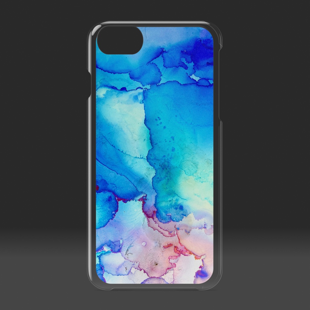 降りる蒼〜クリアiPhoneケース〜