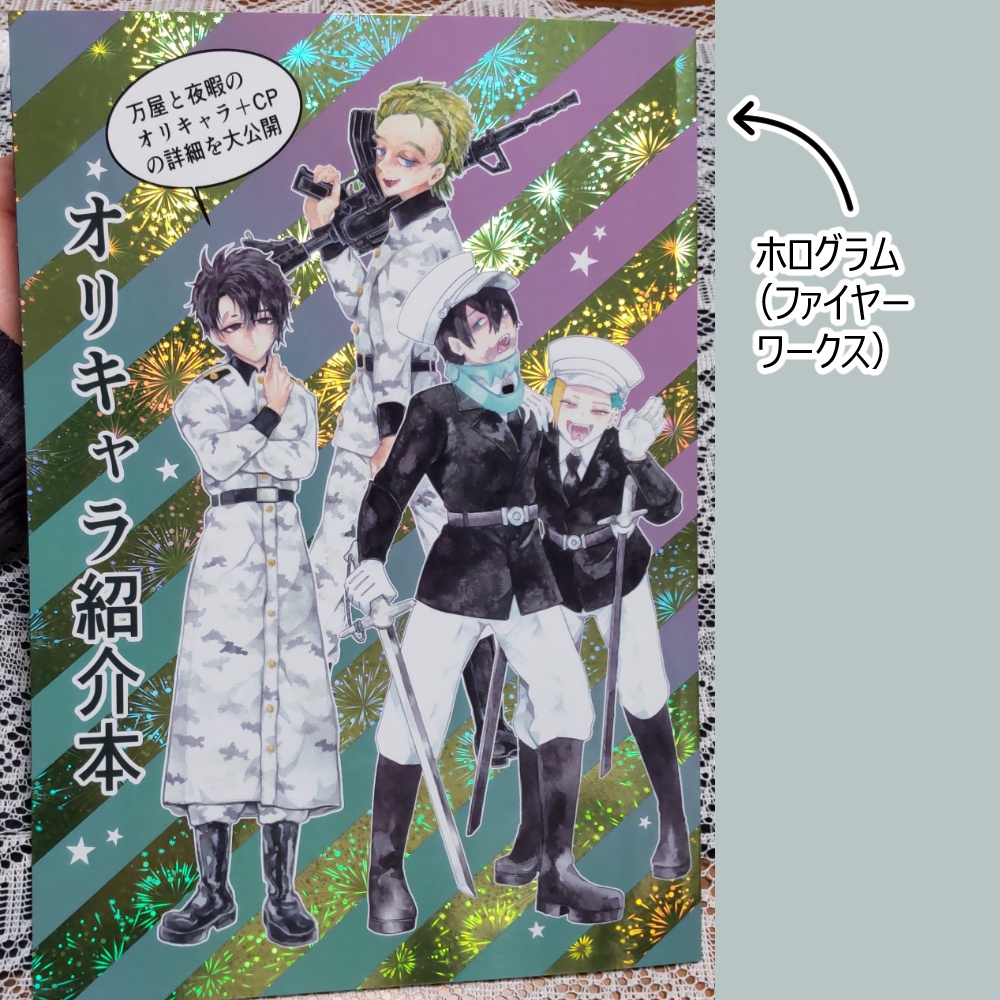 【在庫無し 再販検討中】B-4 BL オリキャラ紹介本