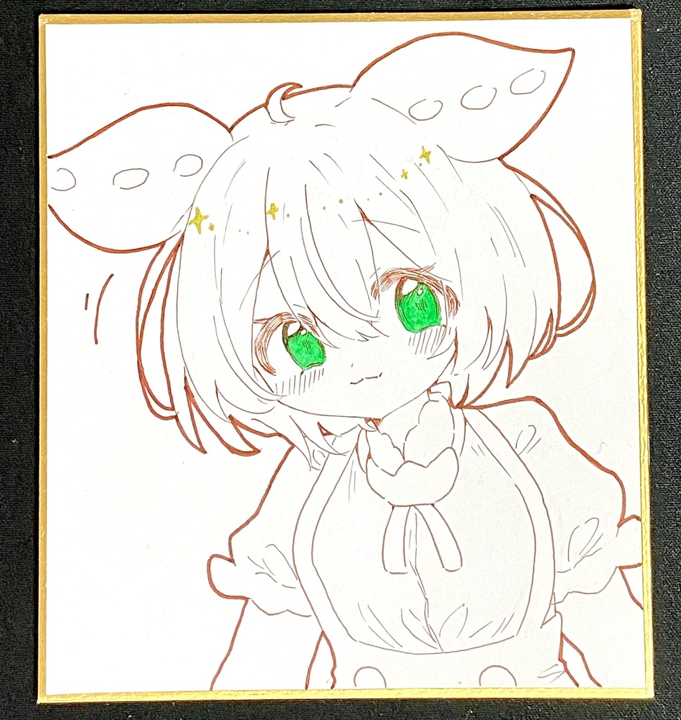 ずんだもん色紙