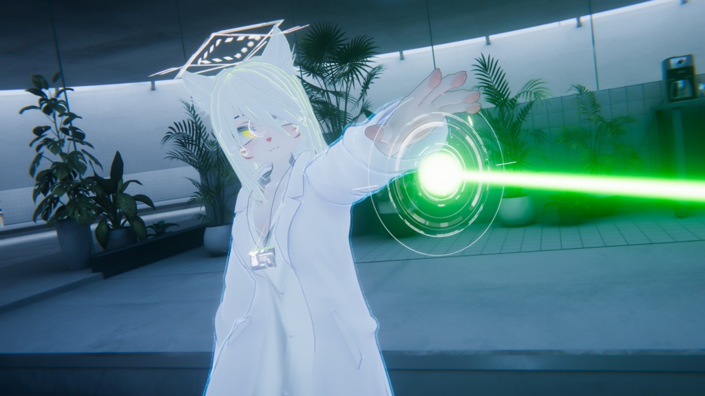 【アバターギミック】RAY-LINE【Modular Avatar対応】