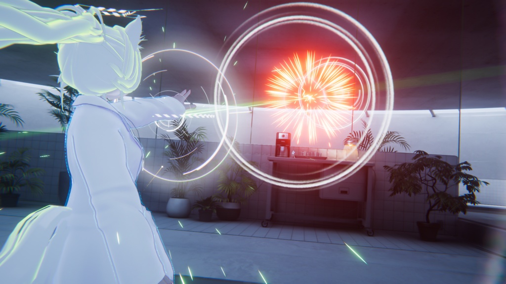 【アバターギミック】RAY-LINE【Modular Avatar対応】