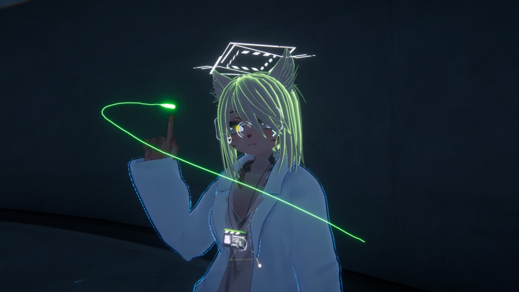 【アバターギミック】RAY-LINE【Modular Avatar対応】