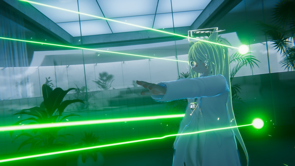 【アバターギミック】RAY-LINE【Modular Avatar対応】