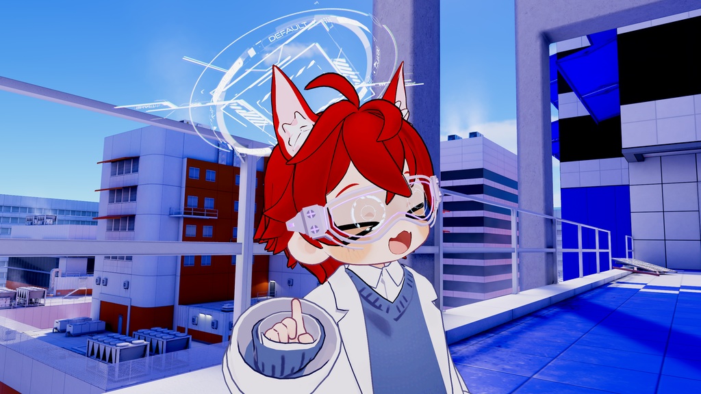 【アクセサリー】AX-HALO【Modular Avatar対応】