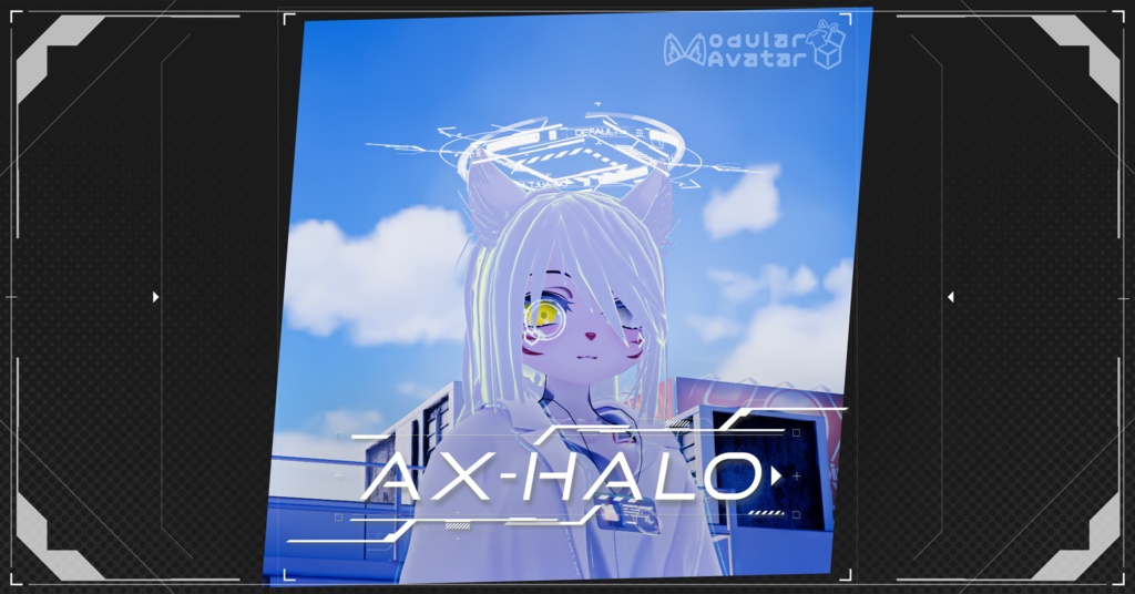 【アクセサリー】AX-HALO【Modular Avatar対応】