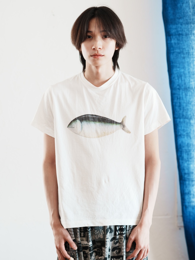 panpanya Tシャツ/魚(環境に配慮した)