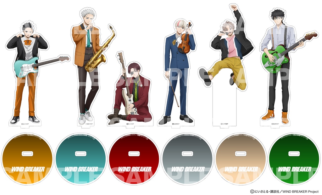 WIND BREAKER 描きおろしクリアスタンド