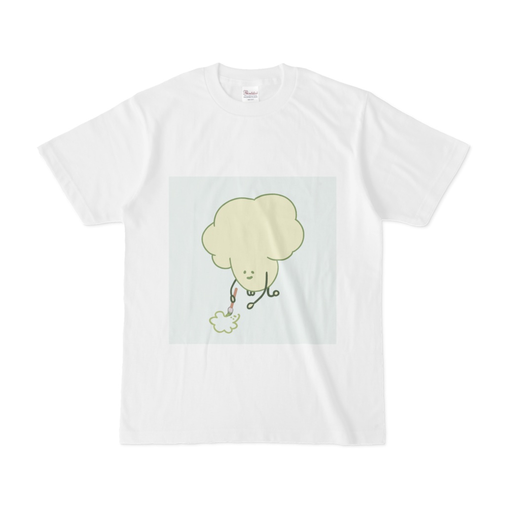 ぶろっこ Tシャツ ブロッコリーを描くっこりー