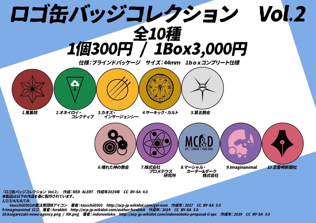缶バッジコレクションvol.2