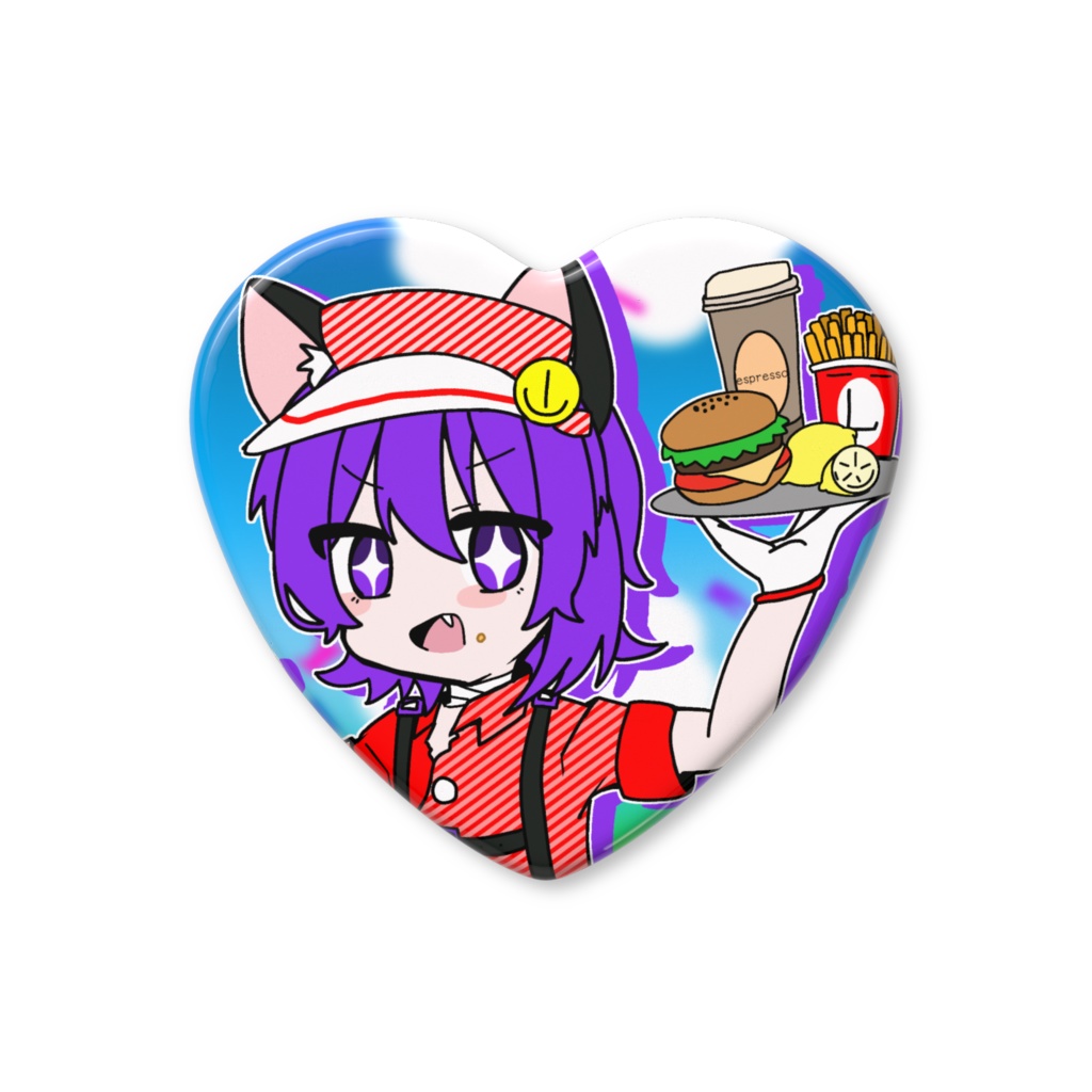 ﾓﾉﾌｪｽ記念日2025 ハート缶バッジ らむれーずん 壁紙特典付き