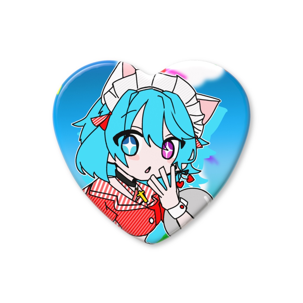  ﾓﾉﾌｪｽ記念日2025 ハート缶バッジ あろん 壁紙特典付き