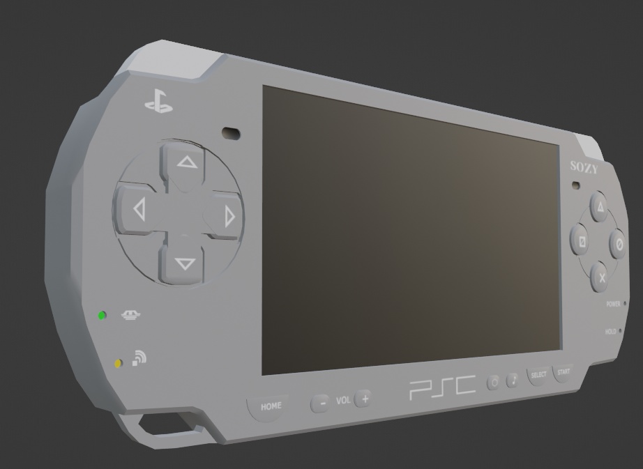 PSP 3Dモデル