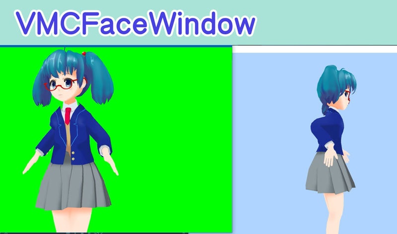 VMCFaceWindow - VMC連携で正面の画を表示するやつ