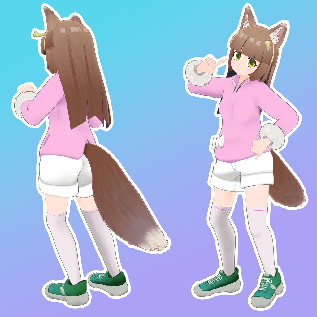 オリジナル3Dモデル『ティルヒ』 (tillhi)