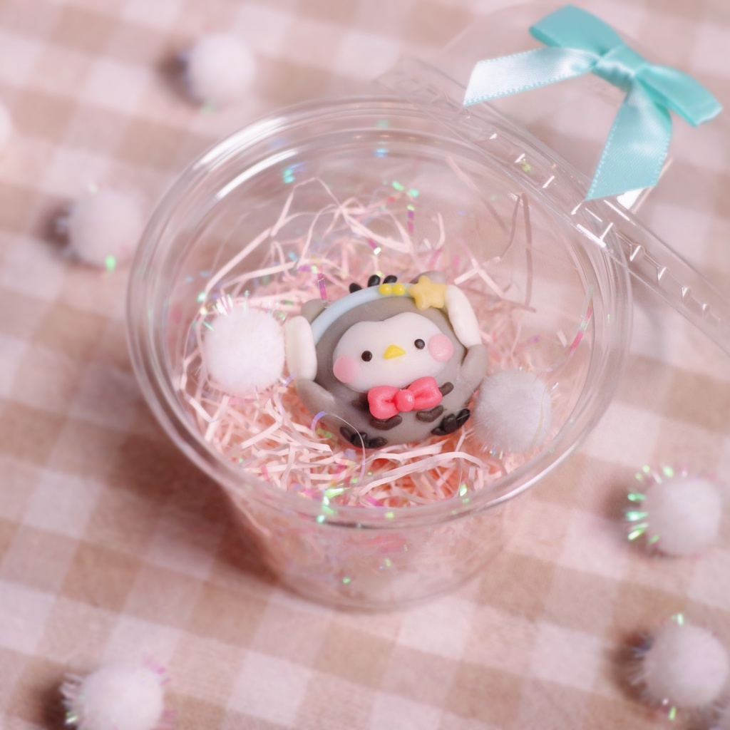 くっぴーのフィギュア（冬の装いver.）