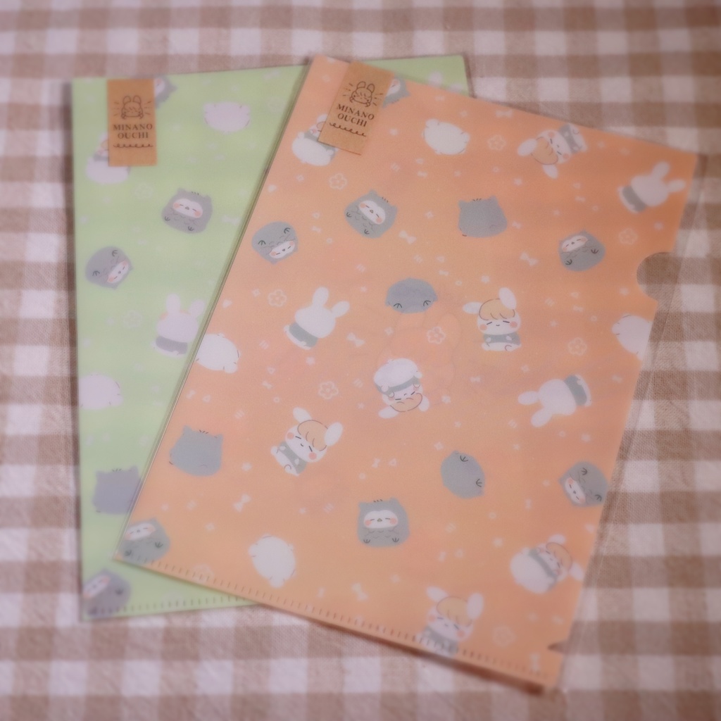 みちゃんとくっぴーのA5クリアファイル(コロコロver.)