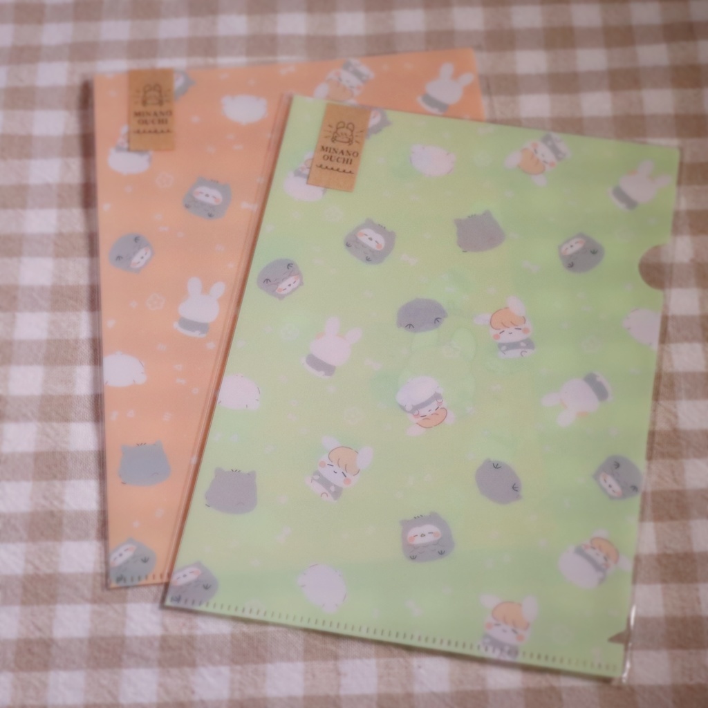 みちゃんとくっぴーのA5クリアファイル(コロコロver.)