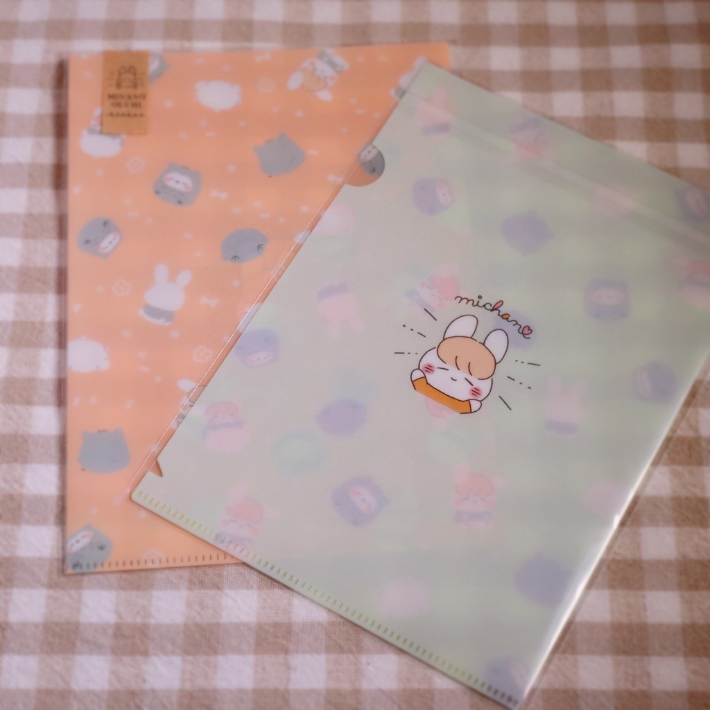 みちゃんとくっぴーのA5クリアファイル（コロコロver.）