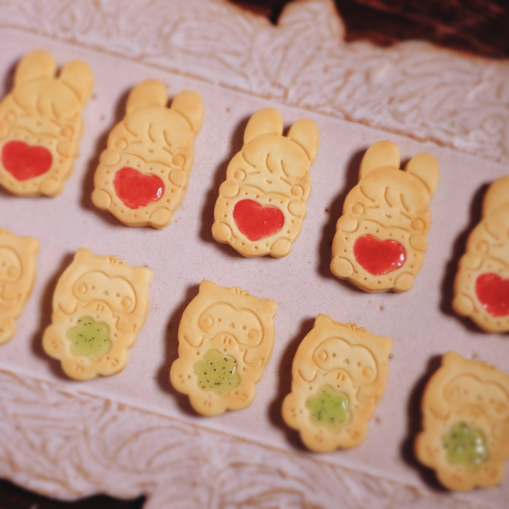 クッキーみたいなマグネット（ジャムクッキーver.）