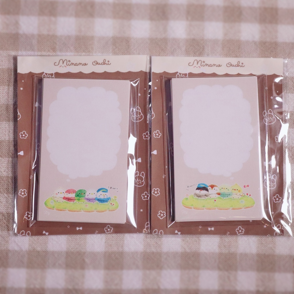 メッセージカード（小鳥たちの電車ごっこver.）