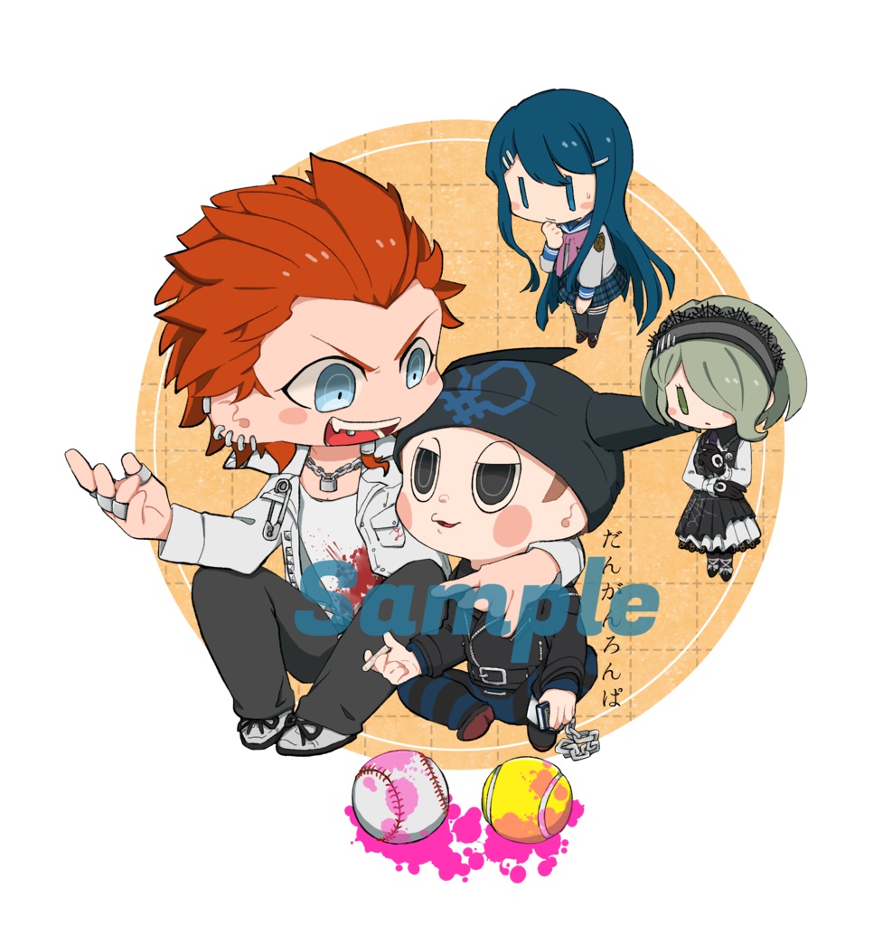 球技組アクキー