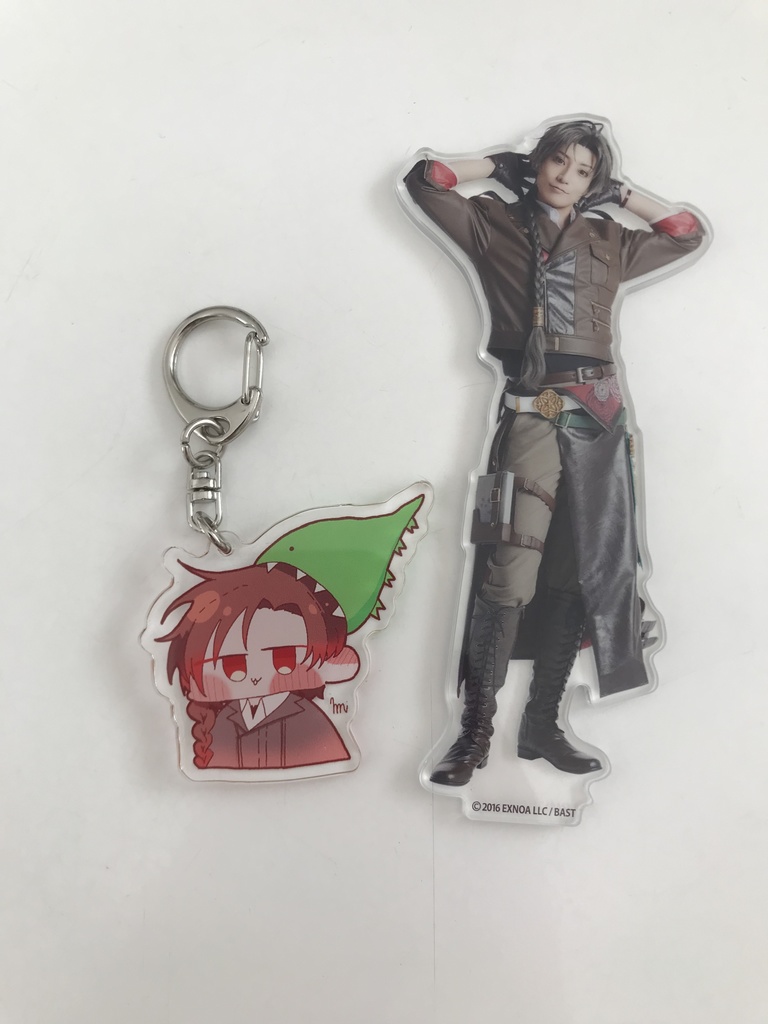 【文アル非公式グッズ】頭かじられキーホルダー