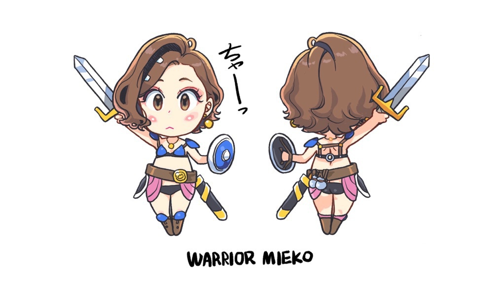 1/6スケールWARRIOR見栄子・ガレージキット