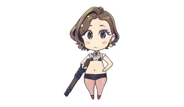うぃん見栄アクリルフィギュア