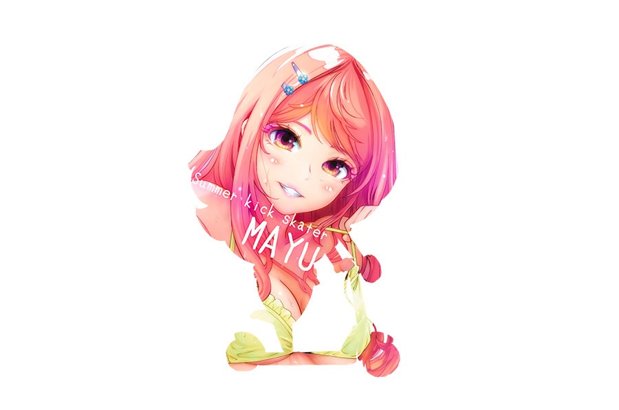 サマーキックスケーター真悠アクリルグッズ