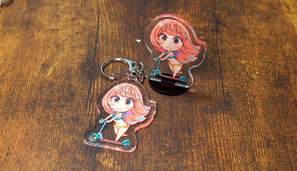 サマーキックスケーター真悠アクリルグッズ